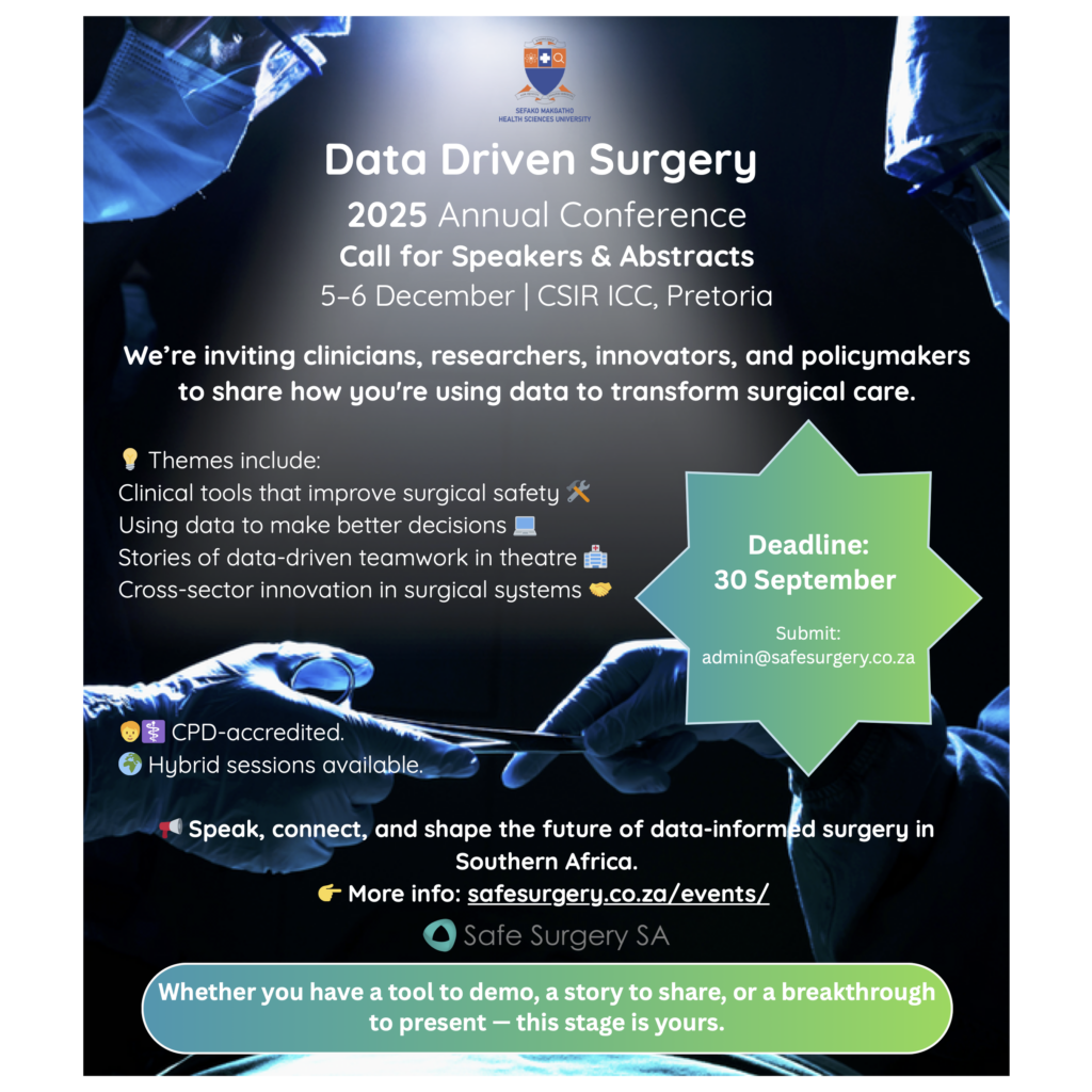 Data Driven Surgery 2025 Conference Call for speakers & abstracts